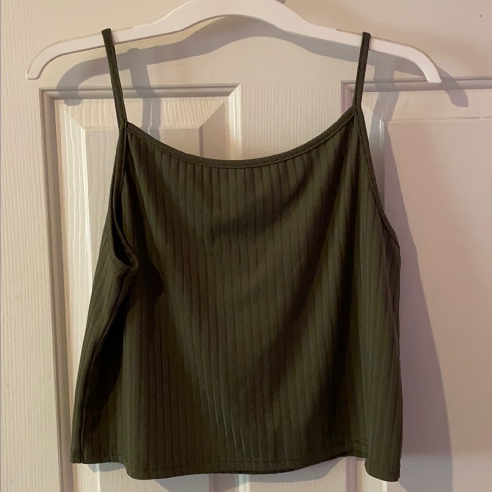 Green tank top
